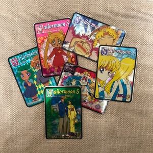 Sailor Moon vintage Holo stickers